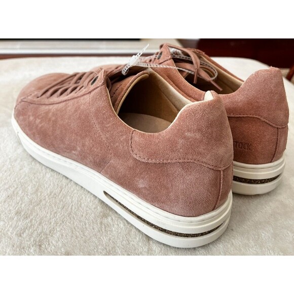 Birkenstock Bend Low Sneaker Pink Clay Suede Mens EU 43 size US 10 NEW nwt Shoe - Picture 11 of 13